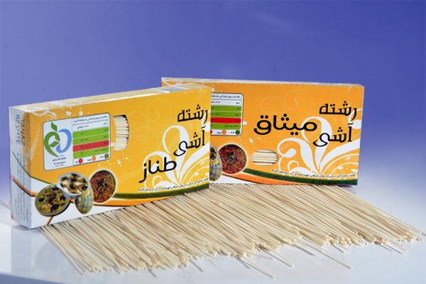 رشته آش طناز و میثاق تولید در شهرک صنعتی سامان در استان چهار محال و بختیاری