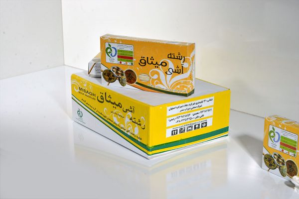 رشته آش طناز و میثاق تولید در شهرک صنعتی سامان در استان چهار محال و بختیاری